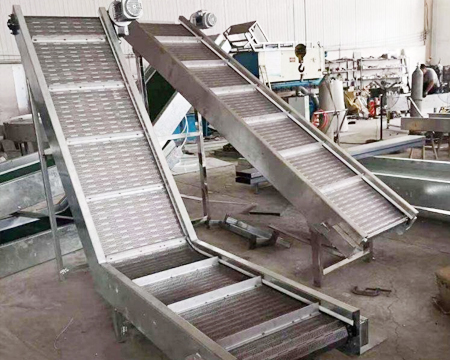 不銹鋼鏈板輸送機(jī)
